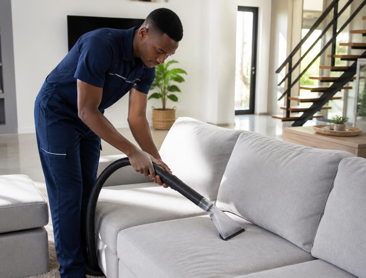 Vacuum & Upholstery Cleaning in Lagos by Shuaib Spotless Cleaning Services